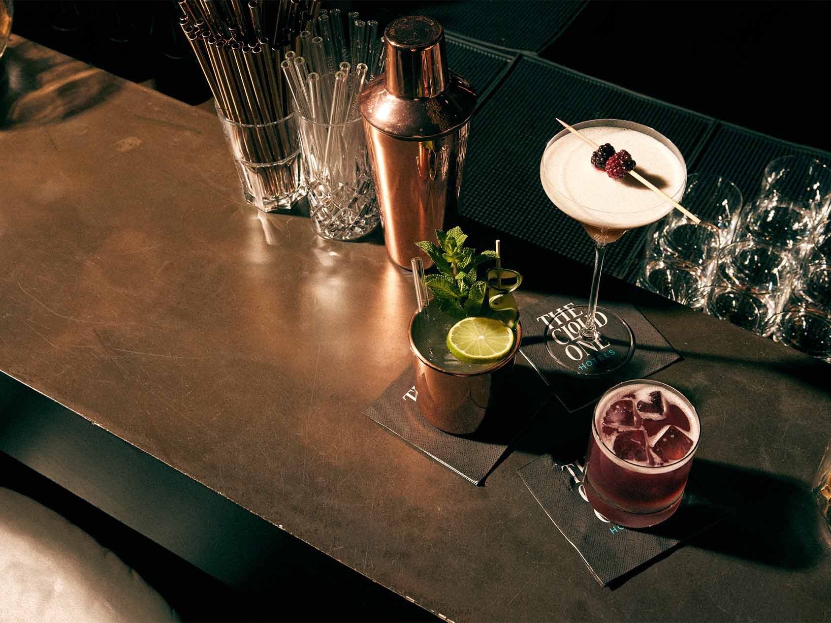 Designhotel Nürnberg The Cloud One Bar Cocktails