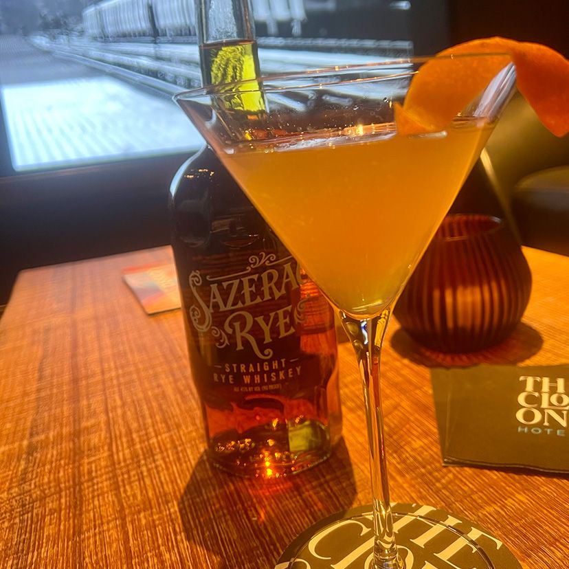 Citrus Rye Twist Special Drink Sounds in the Cloud New York