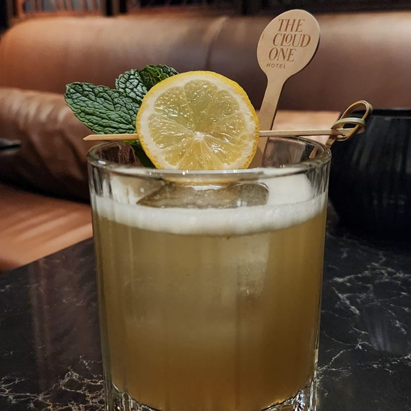 Whiskey Smash Special Drink Sounds in the Cloud New York