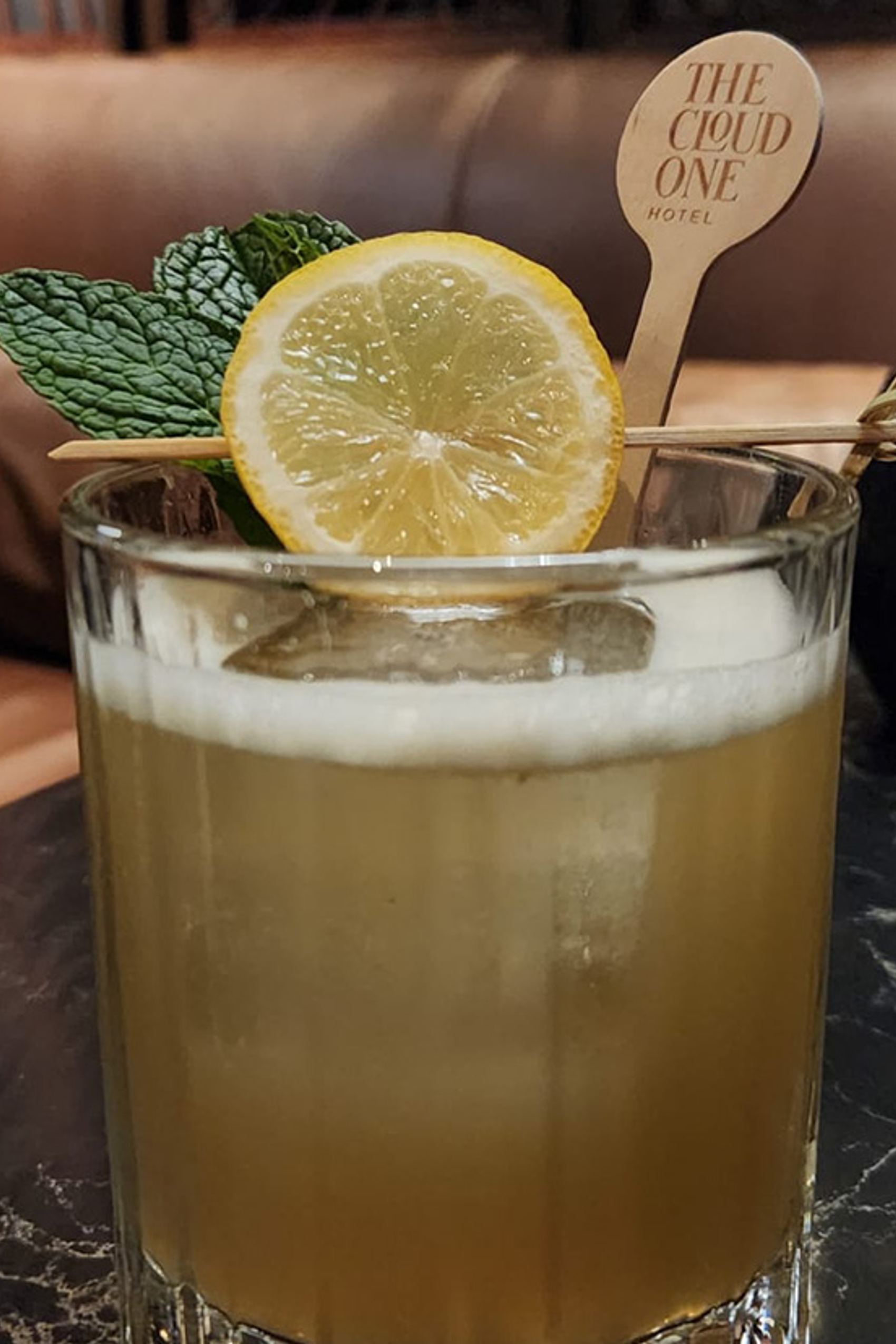 Whiskey Smash Special Drink Sounds in the Cloud New York